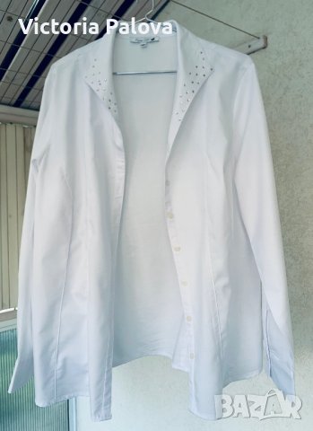 Прекрасна бяла риза/блуза ENJOY LIFE, снимка 2 - Ризи - 40685102