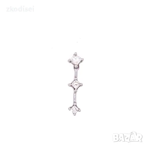 Златен медальон с 3бр. диаманта 0,71гр. 10кр. проба:417 модел:28867-3