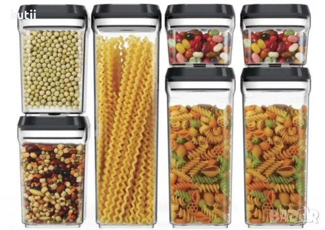 🔥ГОЛЯМО НАМАЛЕНИЕ на КОМПЛЕКТ 7 Бр КОНТЕЙНЕРИ ЗА ХРАНА🔥 🔥 ПРОМО ЦЕНА 39,99 лв🔥, снимка 1