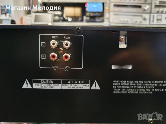 Касетен дек Kenwood KX-W4050 Много добро техническо и визуално състояние. ​, снимка 10 - Декове - 50600188