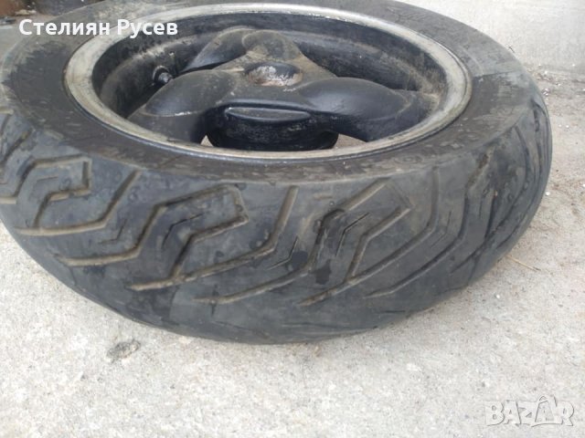 задна джанта с гума за kymco agility city 50cc -40лв -130/70/12 ГУМА Мишелин -НЯМАМ НИЩО ДРУГО   089, снимка 7 - Мотоциклети и мототехника - 29741036