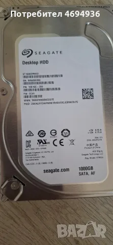 HDD segate 1TB на 13дни ползван на 100процента 