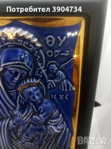 Дева Мария с Младенеца , снимка 5 - Икони - 51514064