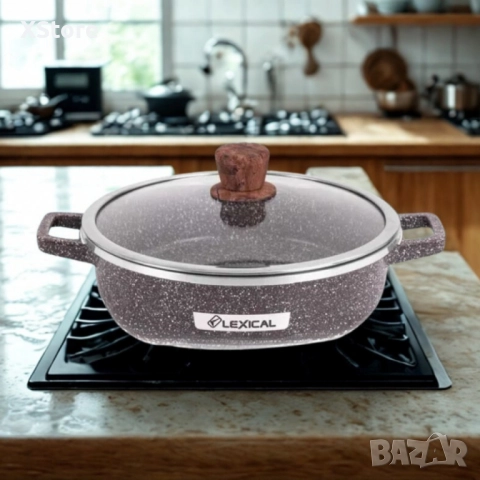 Комплект касероли с капак 2 части Lexical, снимка 3 - Съдове за готвене - 52507361