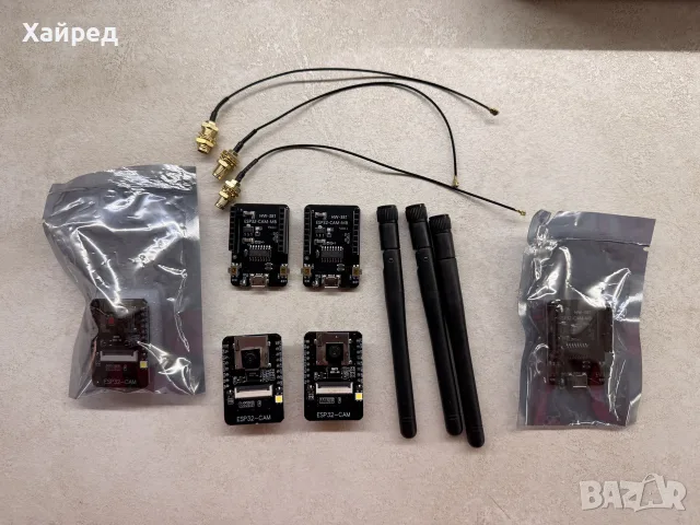 4 броя Платка за камера ESP32 ESP32-CAM WiFi + BLE 4.2 MB
