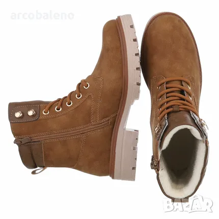 Дамски боти с връзки, 4цвята , снимка 15 - Дамски боти - 47807766