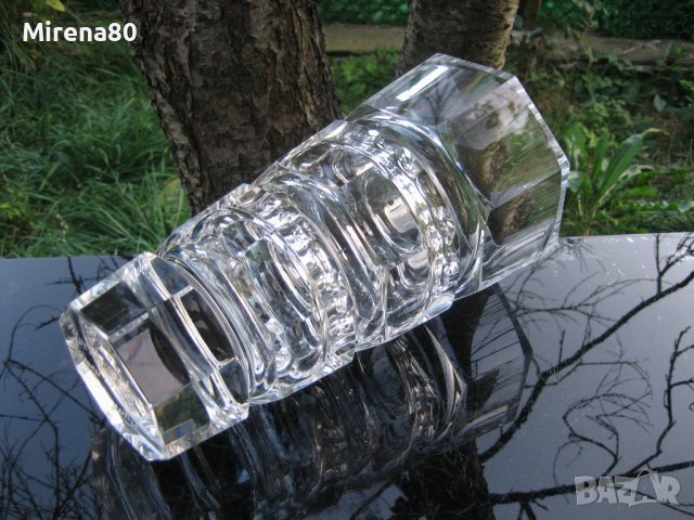 Уникална кристална ваза, снимка 6 - Вази - 42770876