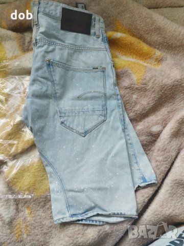 Нови къси мъжки  панталони G Star Arc 3D Light Aged, снимка 7 - Къси панталони - 29605943