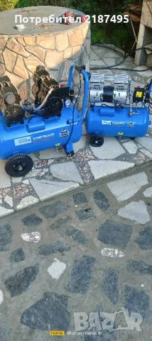 Безшумен компресор 50литра , снимка 3 - Компресори - 50594560