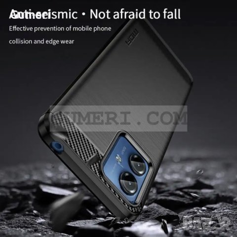 Motorola Moto G14 Противоударен Силиконов Гръб Карбон, снимка 7 - Калъфи, кейсове - 42208987