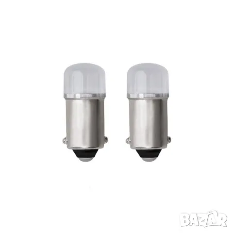LED крушки BA9S 12V 2 броя за габарити
