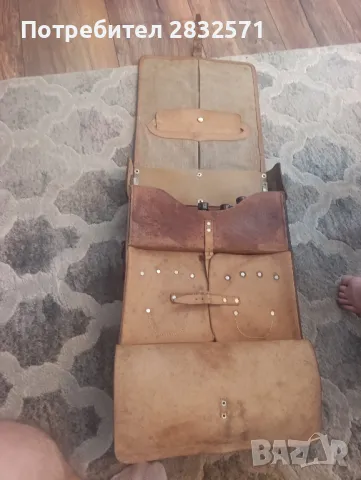 Военна кожена медицинска чанта. ., снимка 2 - Антикварни и старинни предмети - 50382310