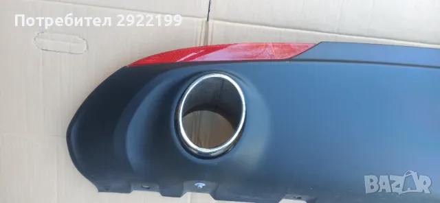 alfa romeo giulia дифузьор задна броня, снимка 3 - Части - 49545811