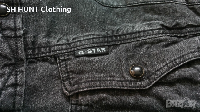 G-Star TAILOR Vintage Shirt размер M мъжа дънкова риза 21-59, снимка 5 - Ризи - 52730177
