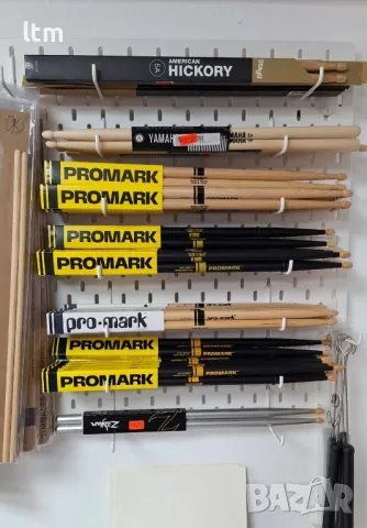 Палки за барабани , Promark ActiveGrip , размери 5А и 7А, снимка 9 - Ударни инструменти - 47524513