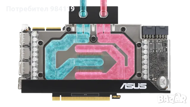 Видео карта ASUS EKWB GeForce® RTX™ 3080, 10GB GDDR6X, 320-bit, снимка 5 - Видеокарти - 48695104