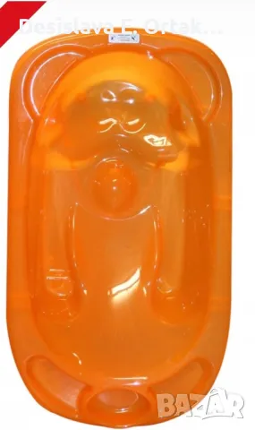 Бебешка анатомична вана със стойка Lorelli, оранжева