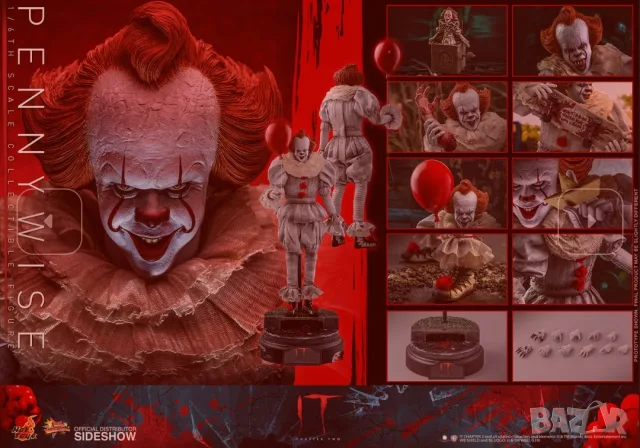 Hot Toys MMS555 IT CHAPTER TWO 1/6 PENNYWISE - Хот Тойс ТО 