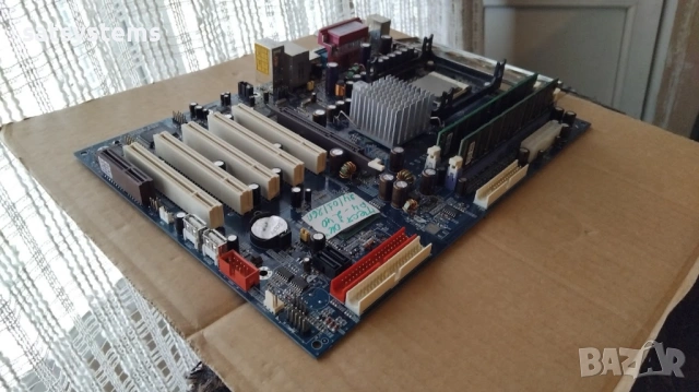 Дънна платка Jetway 865PEDAP Socket 478 CPU+FAN+RAM, снимка 5 - Дънни платки - 53213281