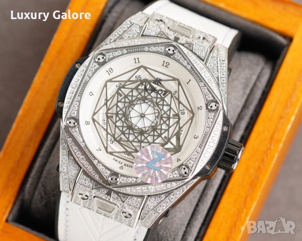 Мъжки часовник Hublot Big Bang Sang Bleu с автоматичен механизъм, снимка 4 - Луксозни - 36672277