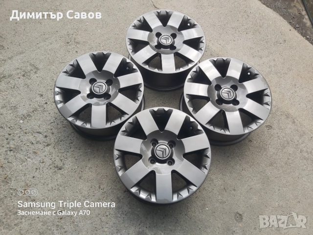 4 броя алуминиеви джанти за Citroen C3,C4,Berlingo 15, снимка 5 - Гуми и джанти - 51943237