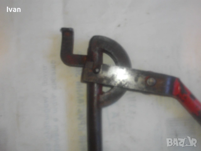 Тръбогиб 12мм Ръчен уред за огъване на метални дебелостенни тръби диаметър до ф12мм Старо качество, снимка 6 - Други инструменти - 53305571