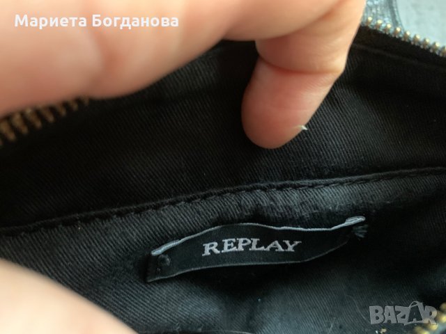 Оригинална чанта,естествена кожа,Реплей, снимка 4 - Чанти - 30565865