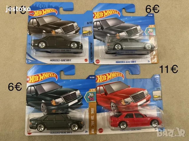 Hot Wheels Mercedes - 5бр, снимка 2 - Колекции - 56248182