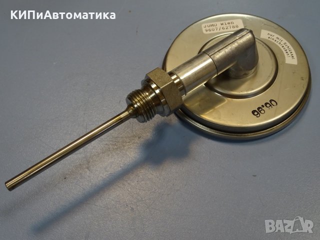 биметален термометър JUMO thermometer ф100mm, 0/+160°C, 0/+200°C, L-85mm, снимка 9 - Резервни части за машини - 35180837