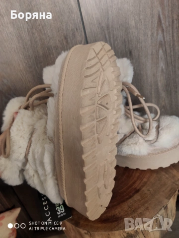 New Yorker нови бежове апрески с пух, снимка 11 - Дамски апрески - 53274545