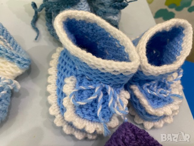 7 чифта нови терлички 0-6м, снимка 3 - Други - 30253026