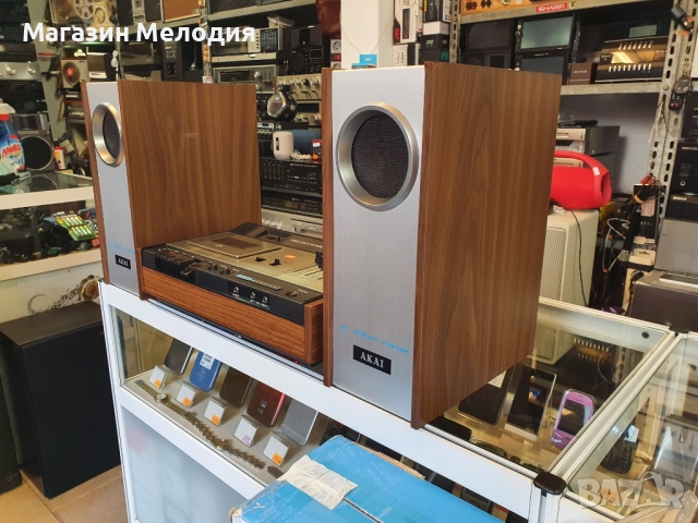 Аудиосистема / Stereo cassette recorder AKAI GXC-36 Касетен стерео  касетофон  с две тонколони и вгр, снимка 4 - Аудиосистеми - 41037502