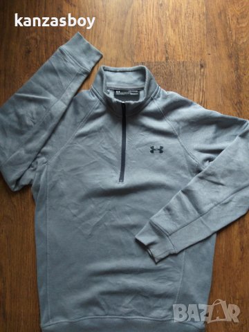 Under Armour Men's Storm 1-4 Zip Sweater Long Sleeve - страхотна мъжка блуза КАТО НОВА, снимка 6 - Спортни дрехи, екипи - 39423274