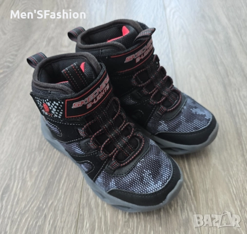 Skechers Lights - светещи боти обувки, снимка 6 - Детски маратонки - 51815955