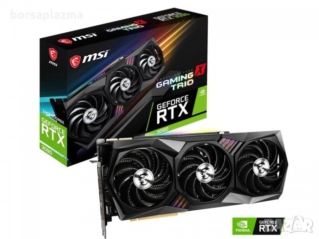 MSI GeForce RTX 3090 Gaming X Trio 24G, 24GB GDDR6X , снимка 1 - Видеокарти - 35136264