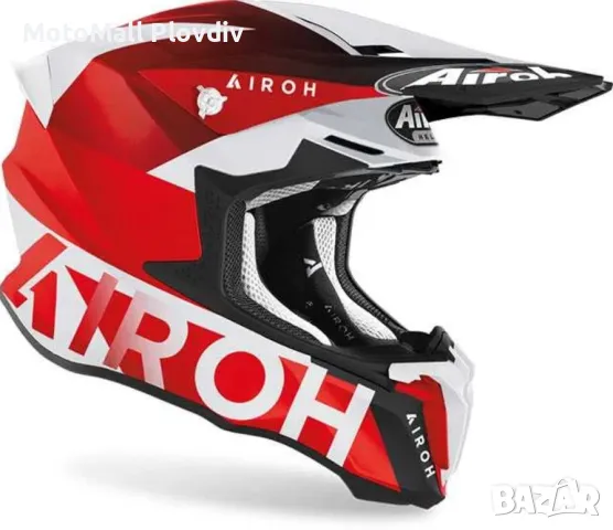 Airoh КАСКА TWIST 2.0 LIFT RED MATT каска мотор мото крос ендуро крос, снимка 3 - Аксесоари и консумативи - 49218878