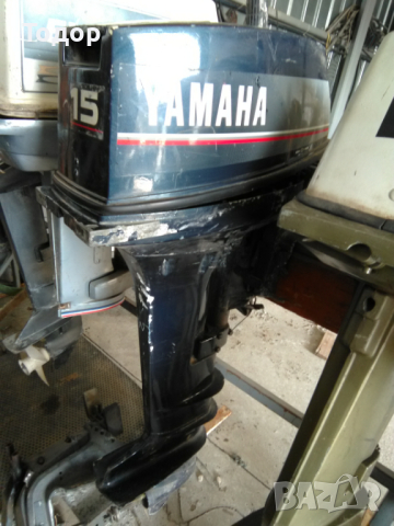 Продавам извънбордов д-л Yamaha 15HP, дълъг ботуш, за части, внос от Италия, снимка 2 - Части - 44513218