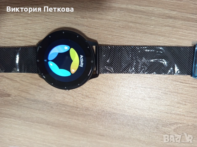 Чисто нов смарт часовник в кутия черен , снимка 3 - Смарт часовници - 53875190