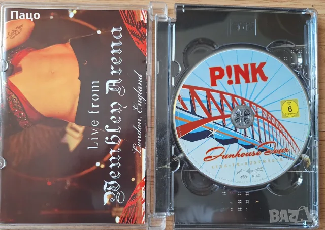 Pink  DVD Live from Wembley Arena, снимка 3 - DVD дискове - 56177692