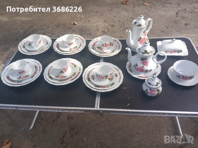 порцеланов комплект за кафе и чаи, снимка 4 - Сервизи - 42758503