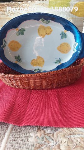 Порцеланова тава , снимка 2 - Съдове за готвене - 42876094