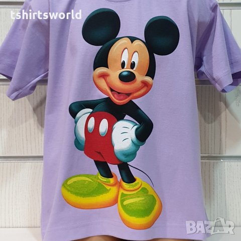 Нова детска тениска с дигитален печат Мики Маус, снимка 2 - Детски тениски и потници - 31691119
