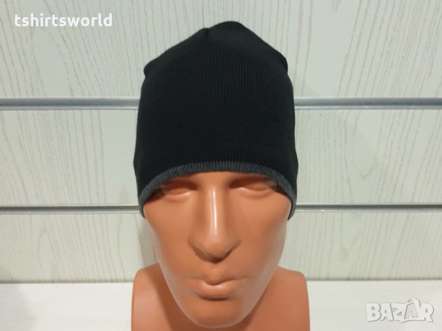 Нова зимна мъжка черна шапка, снимка 5 - Шапки - 30808255
