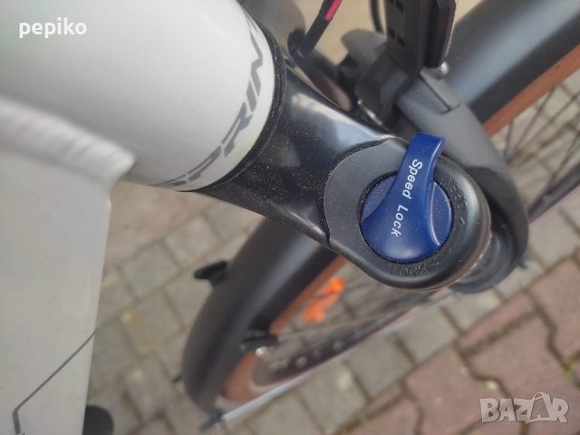 Продавам колела внос от Германия електрически велосипед DELUXE SPRINT CITY28 преден амортисьор,диск, снимка 8 - Велосипеди - 40552431