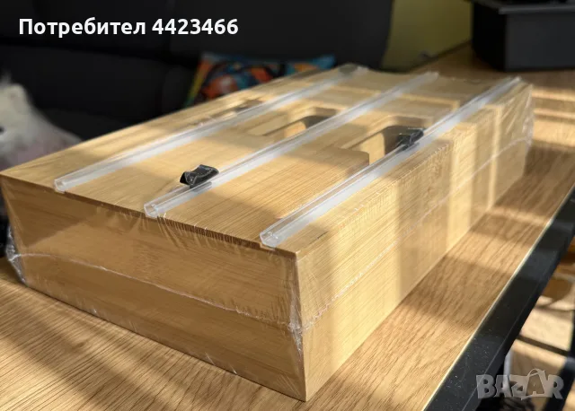 Бамбуков органайзер за кухненско фолио , снимка 3 - Органайзери - 56245245