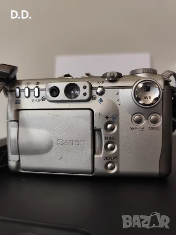 Canon Powershot G3 - работещ, но без батерия, снимка 4 - Фотоапарати - 56501887