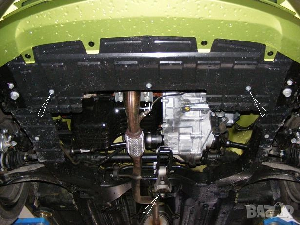 Метална кора под двигател и скоростна кутия Chevrolet Spark  2009г +, снимка 4 - Аксесоари и консумативи - 51507499