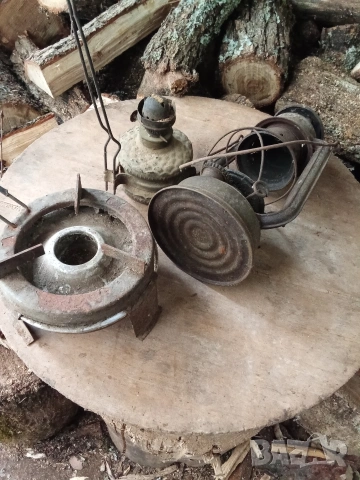 Стари Газени лампи, снимка 2 - Антикварни и старинни предмети - 53269332