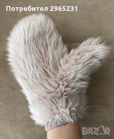 Пухени ръкавици бледо розово, снимка 3 - Други - 31667130