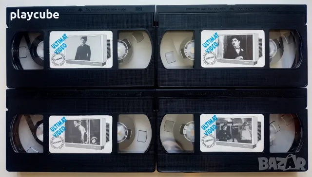 Чаплин - 7-8-9-10 част - Ultimat Vidio - VHS - 4 Видео Касети, снимка 2 - Комедии - 56210975